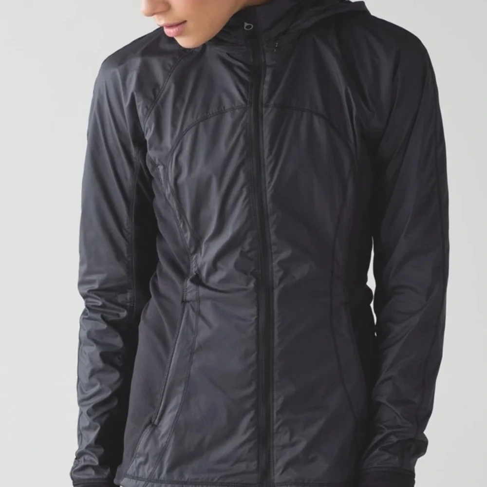 lululemon Rush Hour Jacket Size 6 Black - Picture 1 of 11